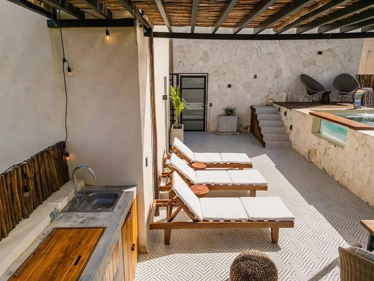 2 Story Penthouse Rooftop Pool Tulum 0*,  Mexico