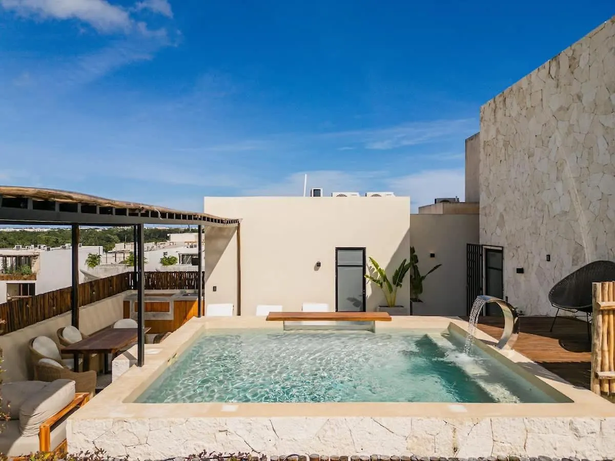 2 Story Penthouse Rooftop Pool Tulum Apartment